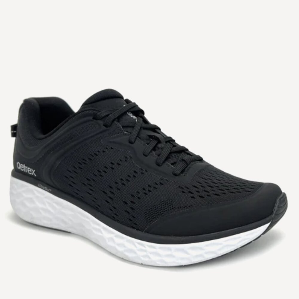 NIB Aetrex Chase Arch Support Sneakers Men's 43 (US 9.5-10), Black